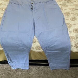 Chico's Blue Straight Leg Jeans